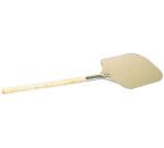 pelle à pizza aluminium 35x30 cm manche bois longueur totale 87.5 cm
