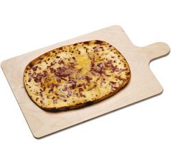 planche à flammenkuche en bouleau 50 x 30 cm