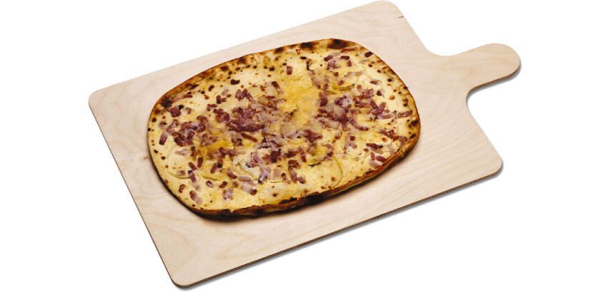 planche à flammenkuche en bouleau 50 x 30 cm