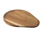 plateau acacia forme goutte 30x24 cm
