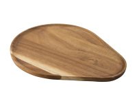 plateau acacia forme goutte 30x24 cm