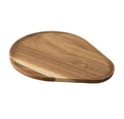 plateau acacia forme goutte 30x24 cm