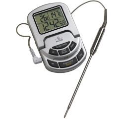 thermomètre de cuisson sonde avec alarme IP65 de 0° à +300° c