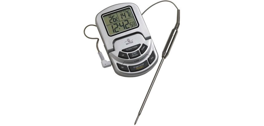 thermomètre de cuisson sonde avec alarme IP65 de 0° à +300° c