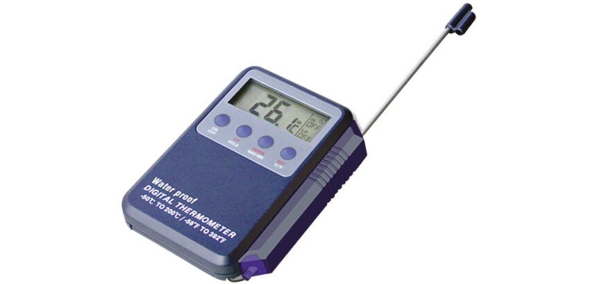 thermomètre de cuisson sonde digital avec alarme IP65 de -50° à +200° c
