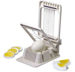 coupe-oeufs mixte 6 quarts ou 10 rondelles sur socle