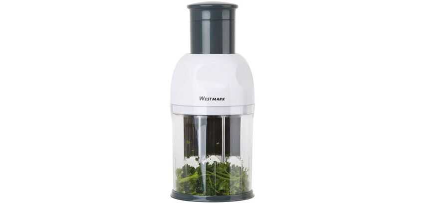 hachoir à main rotatif herbes et oignons
