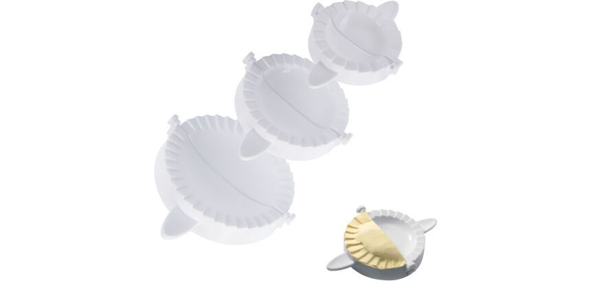 set de 3 moules à raviolis et mini-calzones