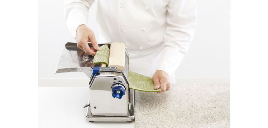 machine à pâtes électrique 12 kg/heure laminoir 22 cm