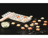 Raviolamp plaque 34x14 cm de 12 raviolis carrés bombés