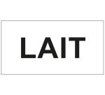 lot de 10 étiquettes lait