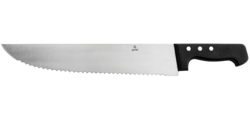 couteau poissonnier inox denté 33 cm