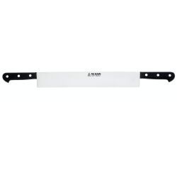 couteau à fromage 2 mains lame inox 40 cm