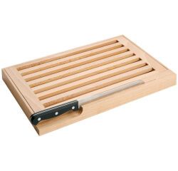 planche à pain avec ramasse miettes 40 x 23 cm