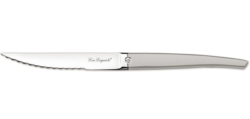 Jet couteau steak finition sablée