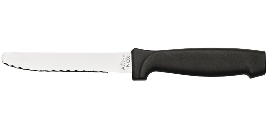 couteau steak bout rond