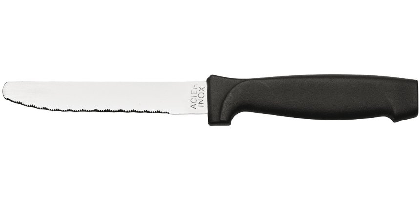 couteau steak bout rond