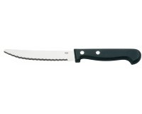 couteau steak bout rond manche à deux rivets