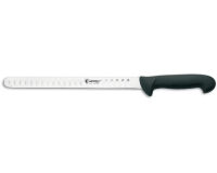 Ecoline couteau à jambon alvéolé manche noir 26.5 cm