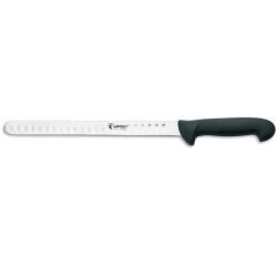 Ecoline couteau à jambon alvéolé manche noir 26.5 cm