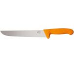 Ecoline couteau de boucher manche jaune 31.5 cm