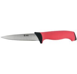 Ecoline couteau à saigner manche rouge 14 cm