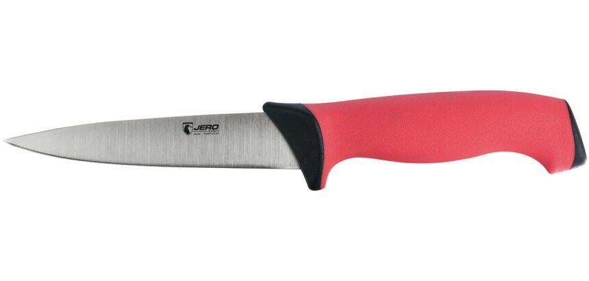 Ecoline couteau à saigner manche rouge 14 cm