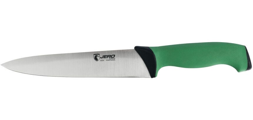Ecoline couteau de cuisine manche vert 20 cm