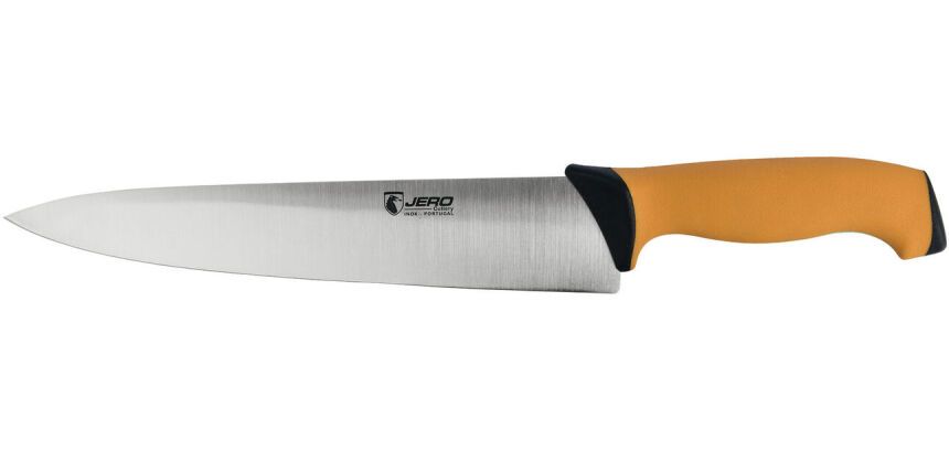 Ecoline couteau de cuisine manche jaune 25 cm