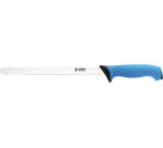 Ecoline couteau à jambon alvéolé manche bleu 26.5 cm