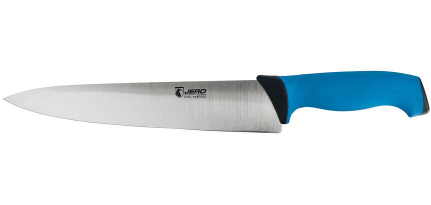 Ecoline couteau de cuisine manche bleu 20 cm