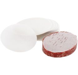 paquet de 1000 papiers pour moule à steak ronds 10 cm