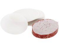 paquet de 1000 papiers pour moule à steak ovales 11x8 cm