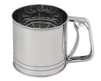 tamis farine automatique inox diamètre 12.3 cm