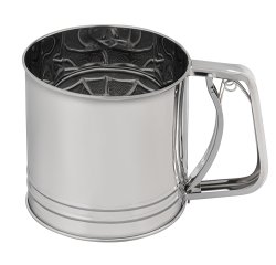 tamis farine automatique inox diamètre 12.3 cm