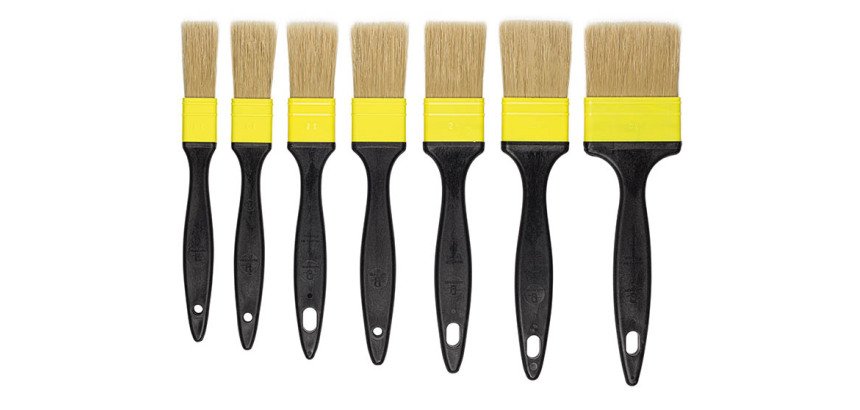 pinceau soies naturelles manche composite 5 cm