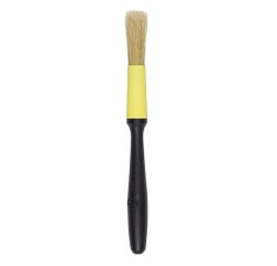 pinceau soies naturelles rond à dorer  6 cm diamètre 1.5 cm