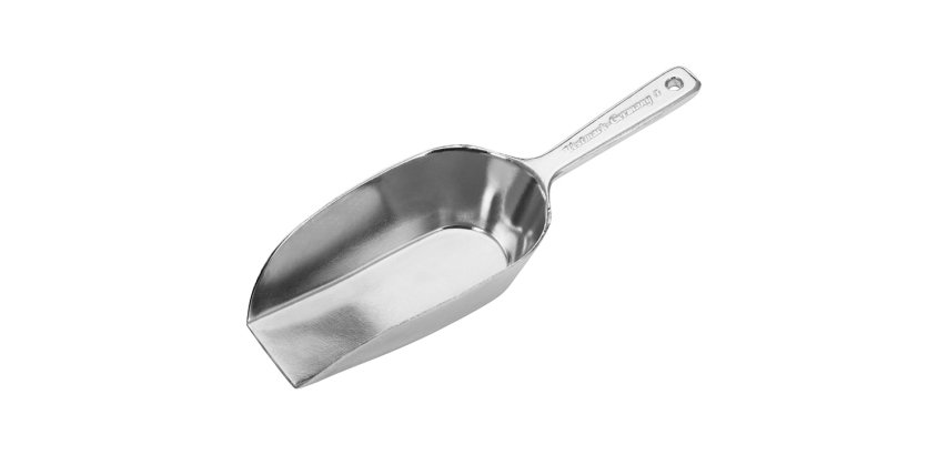 pelle à farine monobloc aluminium 30 cl