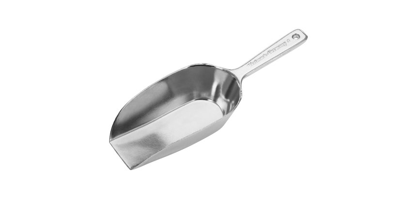 pelle à farine monobloc aluminium 11 cl