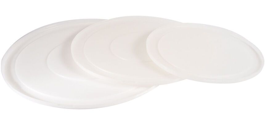 couvercle pour bassine demi-ronde polypropylène 32 cm
