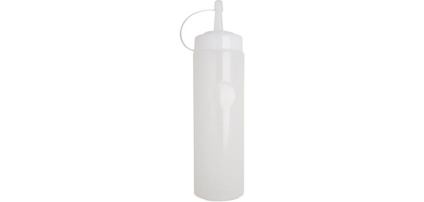 flacon verseur souple en polyéthylène 28 cl transparent