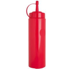 flacon verseur souple en polyéthylène 35 cl rouge