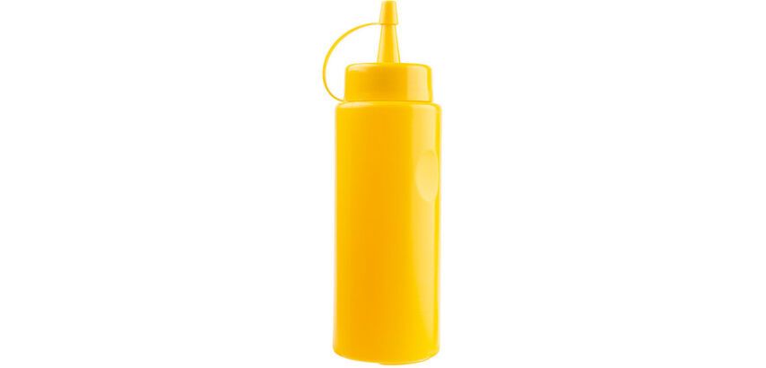 flacon verseur souple en polyéthylène 70 cl jaune
