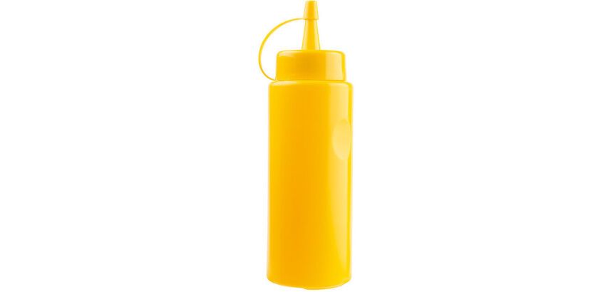 flacon verseur souple en polyéthylène 70 cl jaune