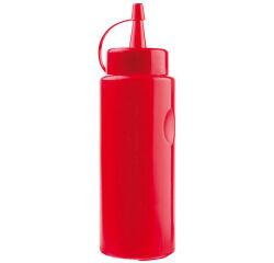 flacon verseur souple en polyéthylène 70 cl rouge
