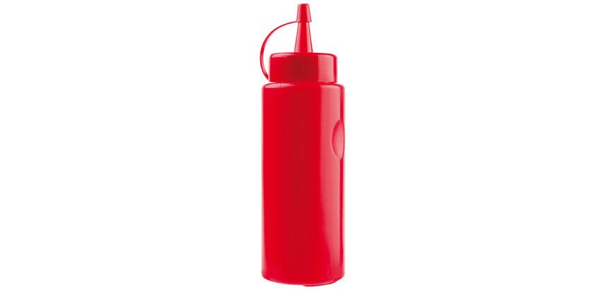 flacon verseur souple en polyéthylène 70 cl rouge