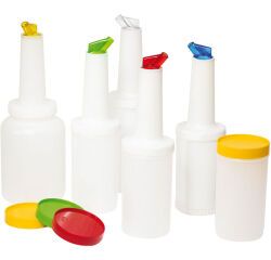bouteille verseuse polypropylène 200 cl blanche