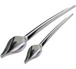Decospoon lot de 2 cuillères plume inox 19 et 23 cm