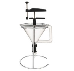 entonnoir doseur copolyester transparent avec support jusqu'à 20 cc