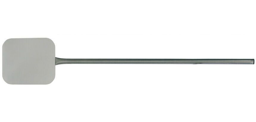 pelle à pizza inox avec manche 92.5 cm rectangulaire 27x22 cm